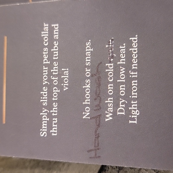 Over the collar dog bandana sz small - Picture 4 of 6